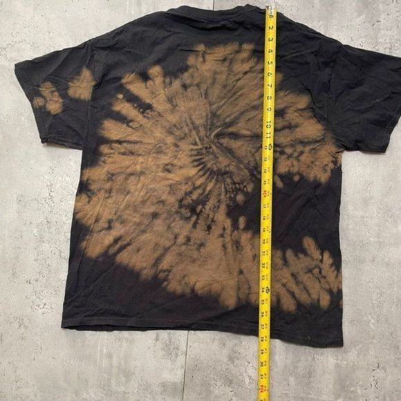 Chemistry Brand Black Bleach Tie Dye Positive Energy T-Shirt Men's Size XL EUC - Picture 5 of 6